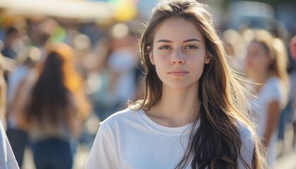 Teen Girl in Park