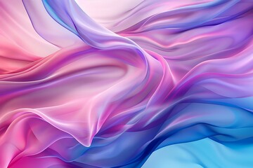 An abstract digital network with interconnected geometric translucent squares in various shades of purple, pink, and blue.