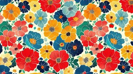 fresh and refined flower pattern, background illustration