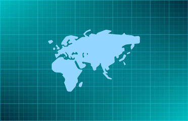 Vector illustration on blue background.