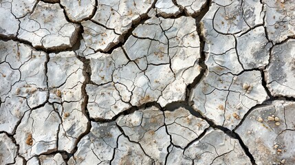Cracked dry earth parched soil texture