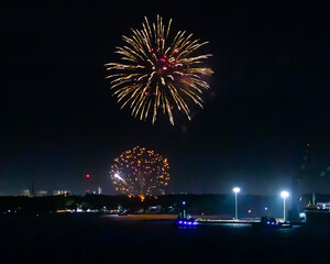 Fireworks over the Bay