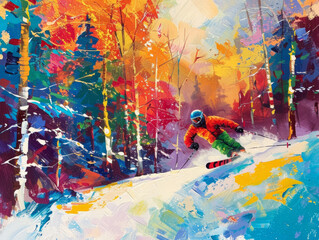 snowboarding