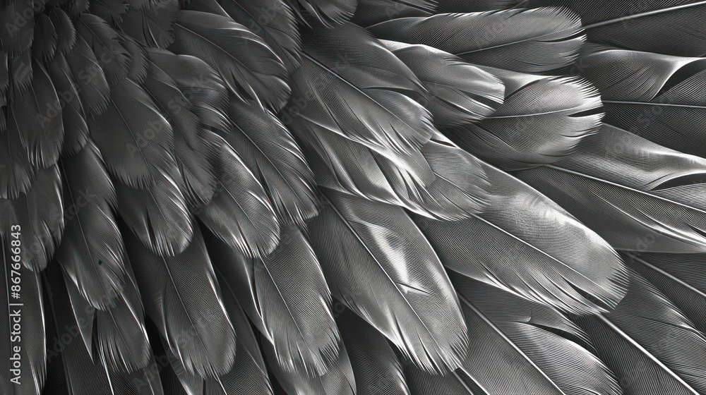Aufkleber feathery texture soft and inviting