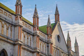 Naklejka premium Catholic church building detail 