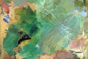 Abstract colorful painting palette. Natural  abstraction background. Art wallpaper. 	