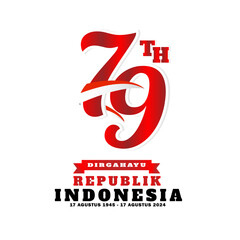 indonesian logo hut ri 79