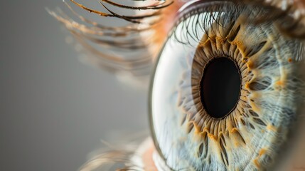 GLAUCOMA An image representing the health concept of this eye condition. with copy space image. Generative AI