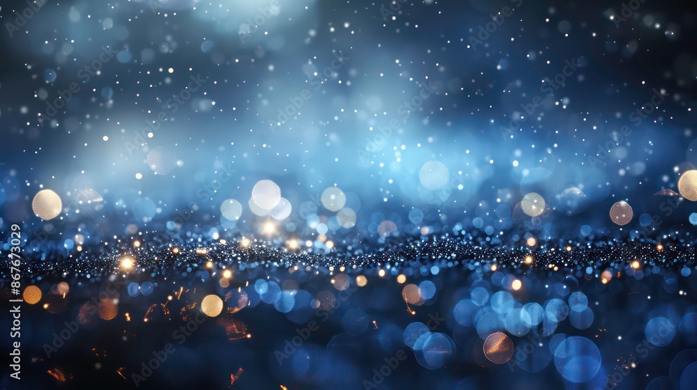 Poster Image of a background with glittering particles perfect for adding text or graphics. with copy space image. Generative AI
