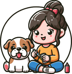 Fototapeta premium International Friendship Day Vector Sticker Design.