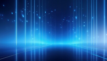 abstract blue background with stars