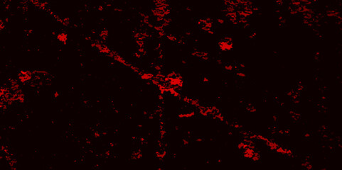 Abstract red and black texture of a grunge concrete wall with cracks and scratches background. .Seamless vector gray concrete texture. Dust overlay distress grungy effect paint.	