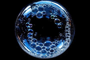 The Floating soap bubble professional photography