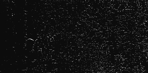 Abstract old wall surface on black background textrue with white scratches and crackes. Dust and scratches design decorate the floor tiles and home. Vintage grunge scratched background, overley,