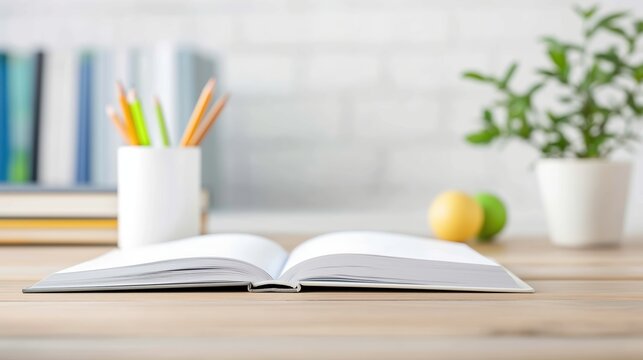 Teacher's planner and lesson plan book open on a desk, back to school preparation, structured teaching