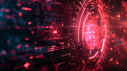 Obraz premium masthead background image on cybersecurity theme