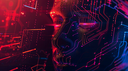 Fototapeta premium masthead background image on cybersecurity theme