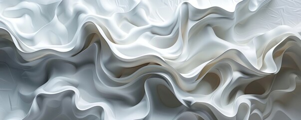 Obraz premium Abstract wallpaper formed from White