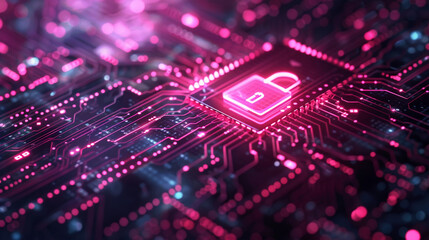 Obraz premium masthead background image on cybersecurity theme