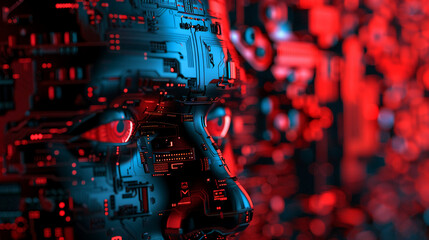 Fototapeta premium masthead background image on cybersecurity theme
