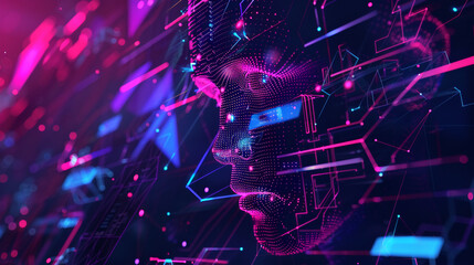 Obraz premium masthead background image on cybersecurity theme