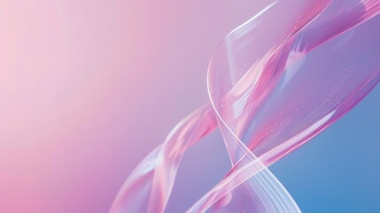 Vibrant abstract background featuring smooth, flowing pink and blue lines with a gradient backdrop, perfect for creative design projects.