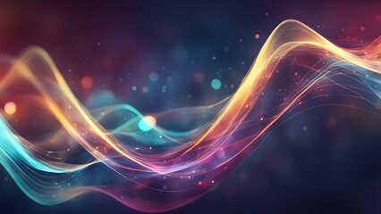 A blue background with many small dots that look like stars