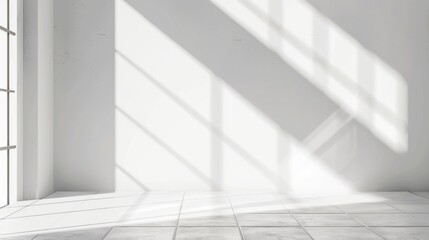 Obraz premium Window light in the room background illustration generated by ai