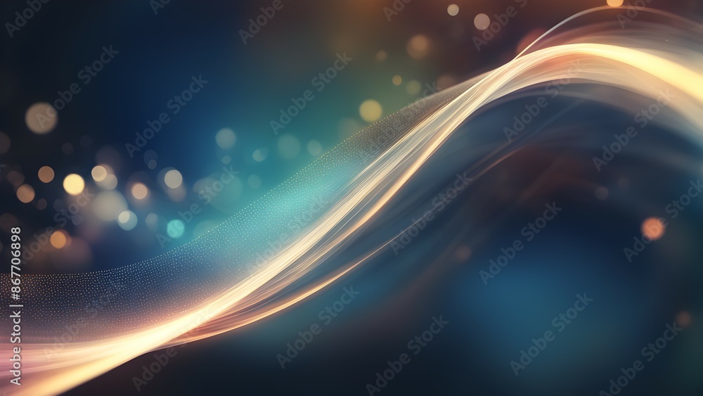 Aufkleber a colorful, abstract image with a rainbow-like pattern