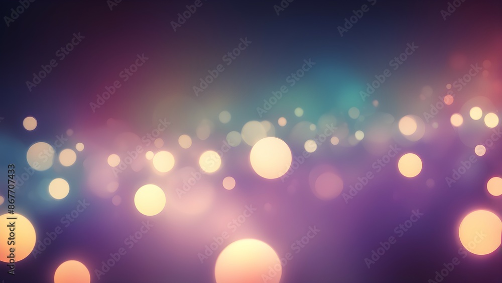 Poster a colorful, abstract image with a rainbow-like pattern