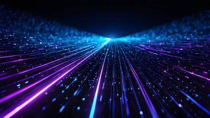 A colorful, abstract image with a rainbow-like pattern