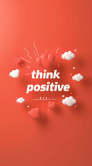 Naklejka premium Poster or wallpaper with text 