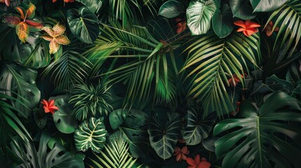 Stunning tropical foliage in tranquil environments