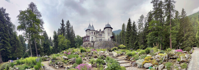 castel savoia di gressoney italia , savoia castle of gressoney italy  © picture10