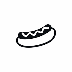 hot dog meal fast food icon
