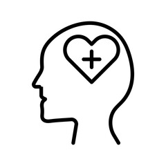 Mental Health Icon Set Wellbeing Illustrations for Healthcare and Psychology