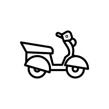 recommend clip art: Scooter Icon Set Two-Wheel Vehicle Illustrations for Urban Transportation and Recreation