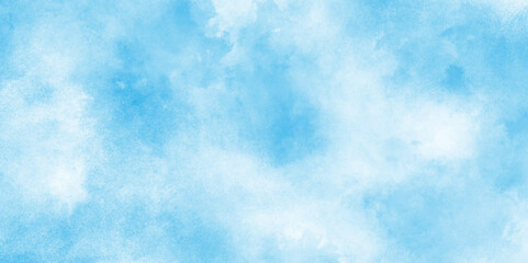 Hand painted abstract soft sky blue watercolor sky and clouds, Light blue background with watercolor, Abstract grunge tint light blue watercolor background. 	
