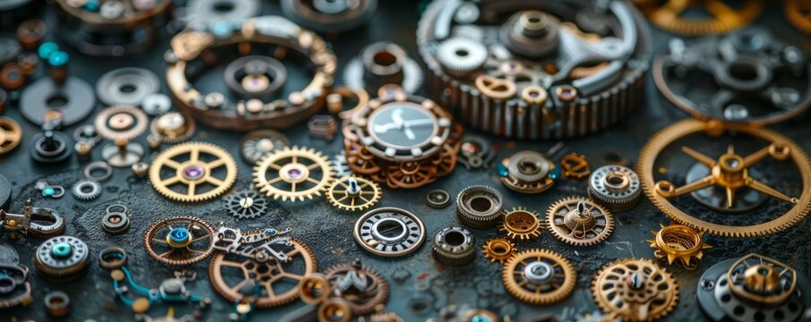 An artist crafting intricate jewelry from recycled materials, turning discarded objects into wearable works of art.