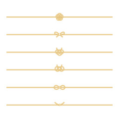 黄色水引セット