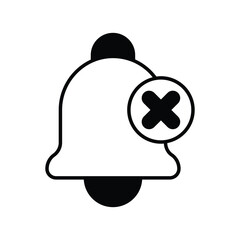 silent icon with white background vector stock illustration