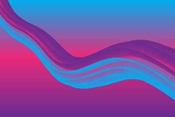 Abstract wave background. Blue neon abstract fluid wave background for business. Fluid wave Gradient background.