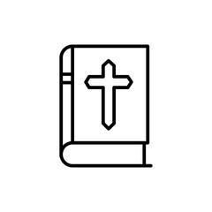 Obraz premium bible line icon