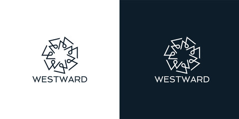 Westward Capturing the Spirit in a W Logo