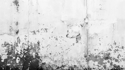 Obraz premium Grunge Background Featuring a White Wall Texture
