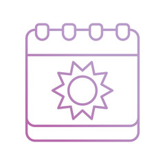 weekend icon with white background vector stock illustration