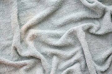 Processed collage of bath towel fabric texture. Background for banner, backdrop or texture