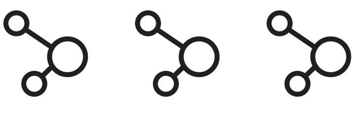 Network connection icon set in two styles isolated on white background . Vector illustration