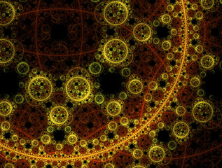 Imaginatory fractal abstract background Image
