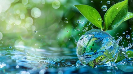 Promoting Water Conservation: World Water Day Online Campaign Flyer